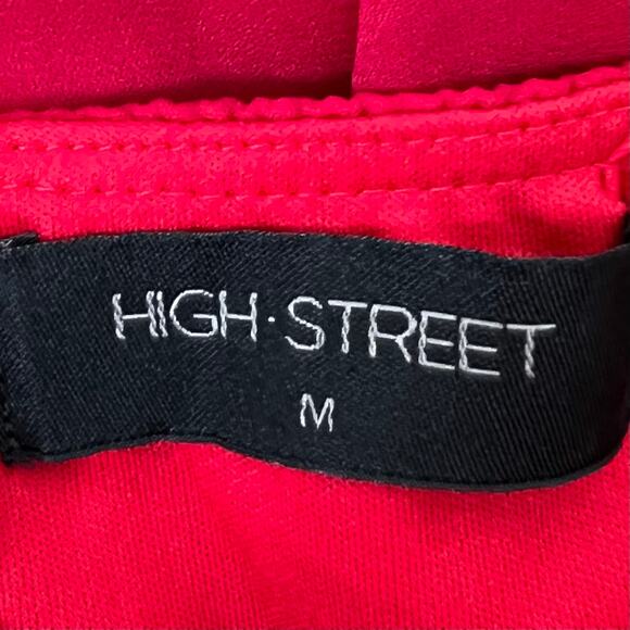 High Street Womens Red Formal Evening Cocktail Dress Size M - Picture 2 of 9